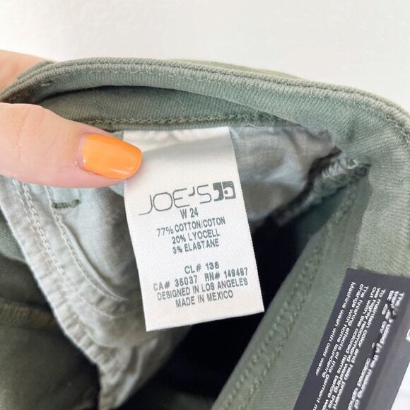 Joe's Green Skinny Fit Jeans Denim Pants Size 24 - Picture 9 of 9